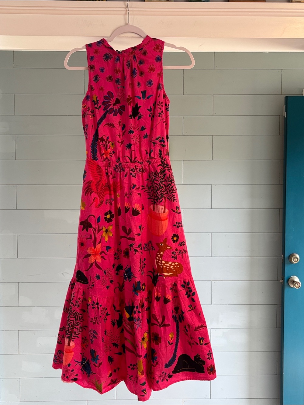 The Kit Jia Dress | Pop Pink Palampore